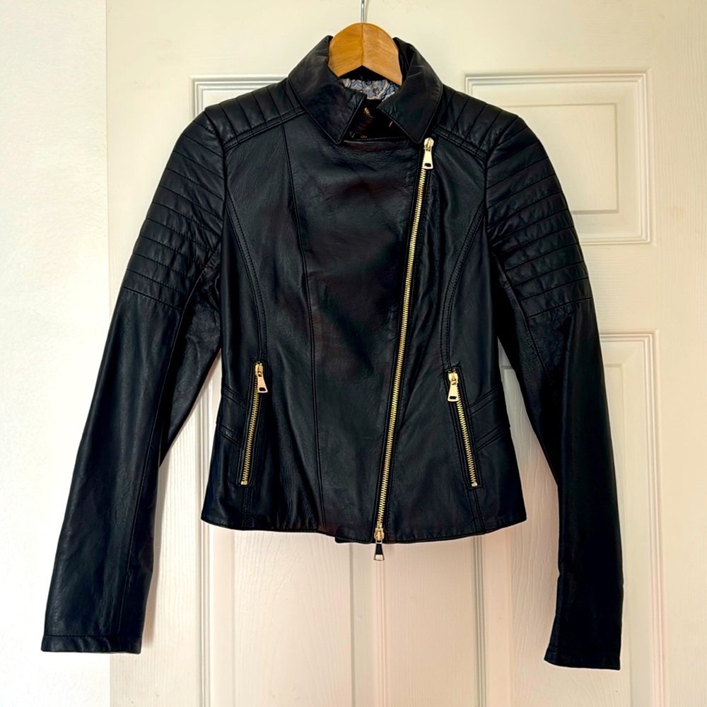Beautiful genuine soft Italian leather jacket